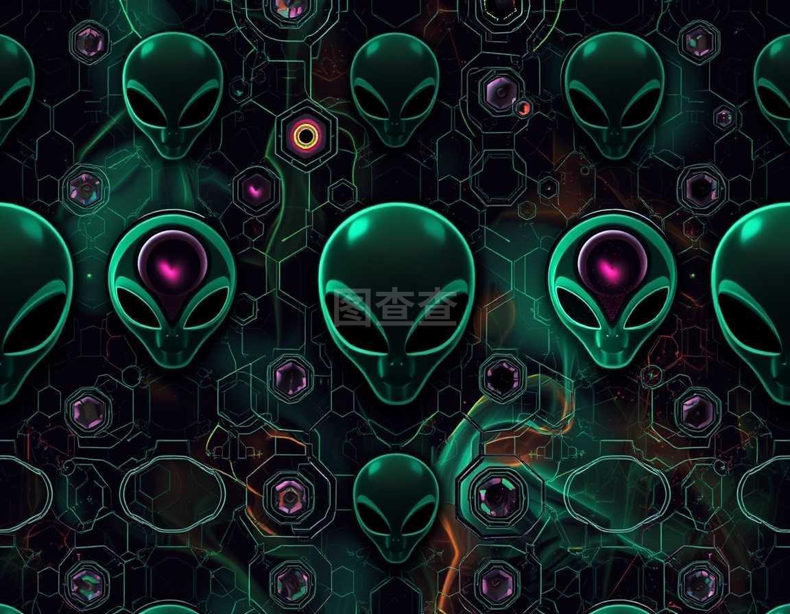 生物科技未来主义 一位外星来客的生态画卷